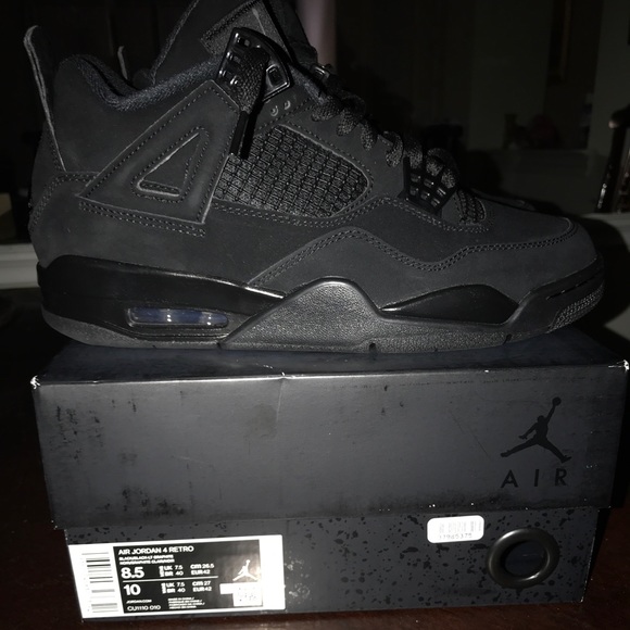 jordan 4 black cat size 8.5